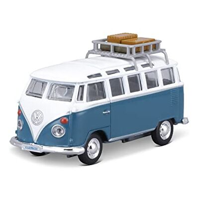 Maisto Van Combi Volkswagen Véhicule Miniature à l'échelle 1:43 Représentation Fidèle à l'Original Jouet pour Enfant à Collectionner à partir de 3 Ans Maisto Van Combi Volkswagen Véhicule Miniature à l'échelle 1:43 Représentation Fidèle à l'Original Jouet pour Enfant à Collectionner à partir de 3 Ans