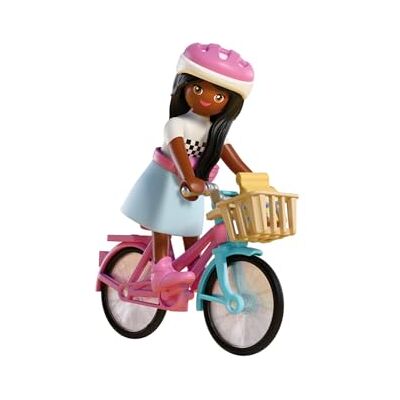 Playmobil , Barbie Brooklyn, Set de vélo avec Figurine Barbie Moderne, Accessoires et Style de Vie de Plage, pour Enfants à partir de 4 Ans, 72125 Playmobil , Barbie Brooklyn, Set de vélo avec Figurine Barbie Moderne, Accessoires et Style de Vie de Plage, pour Enfants à partir de 4 Ans, 72125
