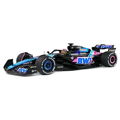 Solido Voiture miniature 1:18 Alpine F1 Team A524 Bleu Esteban Ocon Miami GP 2024 Formule 1 Voiture de course Solido Voiture miniature 1:18 Alpine F1 Team A524 Bleu Esteban Ocon Miami GP 2024 Formule 1 Voiture de course