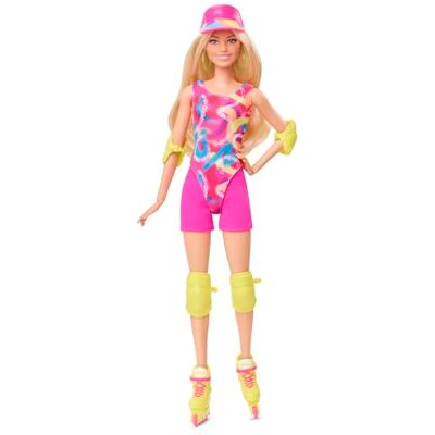 Barbie Le Film Poupée Mannequin Patineuse en Tenue De Patinage avec Justaucorps, Cycliste Et Rollers, Accessoires Vert Fluo Inclus, À Collectionner, Jouet Enfant, A Partir De 3 Ans, HRB04 Barbie Le Film Poupée Mannequin Patineuse en Tenue De Patinage avec Justaucorps, Cycliste Et Rollers, Accessoires Vert Fluo Inclus, À Collectionner, Jouet Enfant, A Partir De 3 Ans, HRB04