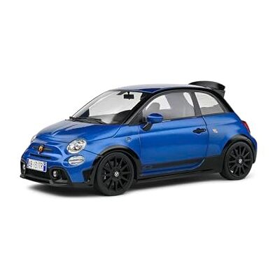 Solido Voiture miniature 1:18 Fiat 695 Abarth 2022 Bleu Pièce de collection haute performance Solido Voiture miniature 1:18 Fiat 695 Abarth 2022 Bleu Pièce de collection haute performance