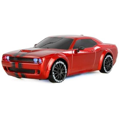 Amewi Drift Muscle Car Onroad/Drift Commande proportionnelle avec gyro 4WD 1:20 RTR Rouge Amewi Drift Muscle Car Onroad/Drift Commande proportionnelle avec gyro 4WD 1:20 RTR Rouge