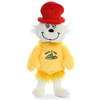 Aurora ® Whimsical Dr. Seuss™ Sam I Am Peluche – Contes magiques – Inspiration littéraire – Multicolore 30,5 cm Aurora ® Whimsical Dr. Seuss™ Sam I Am Peluche – Contes magiques – Inspiration littéraire – Multicolore 30,5 cm