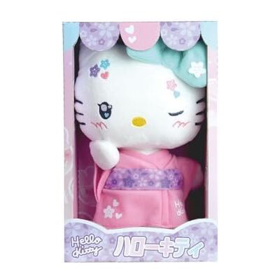 Jemini 024406 Hello Kitty Kimono KAWAÏ Peluche +-22 CM, Multicolore Jemini 024406 Hello Kitty Kimono KAWAÏ Peluche +-22 CM, Multicolore