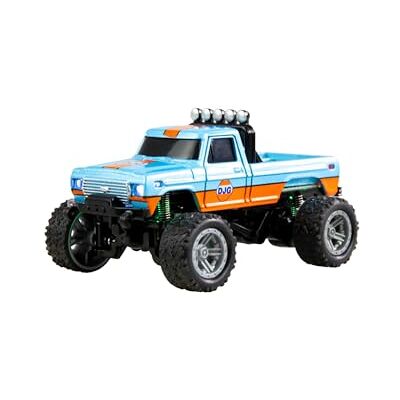 Amewi Monster truck Die Cast 1:64 RTR bleu/orange, avec télécommande pistolet Amewi Monster truck Die Cast 1:64 RTR bleu/orange, avec télécommande pistolet