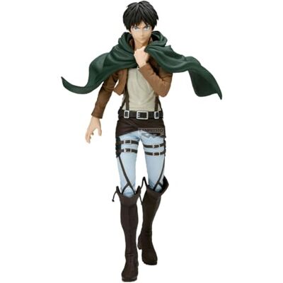 Banpresto Eren Yeager Figurine d'action Attack On Titan Grand 28 cm BP29875P Multicolore Figurine à collectionner Idéal pour les fans d'Anime Banpresto Eren Yeager Figurine d'action Attack On Titan Grand 28 cm BP29875P Multicolore Figurine à collectionner Idéal pour les fans d'Anime