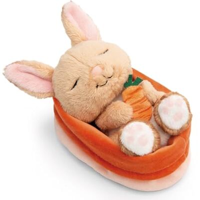 Lapin en peluche pêche avec carotte - 12cm NICI Lapin en peluche pêche avec carotte - 12cm NICI