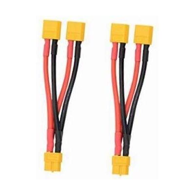 FLY RC 2 pcs XT60 Parallèle Batterie Connecteur Câble Extension Y Splitter pour DJI Phantom RC Mode Hélicoptère Quadcopter FLY RC 2 pcs XT60 Parallèle Batterie Connecteur Câble Extension Y Splitter pour DJI Phantom RC Mode Hélicoptère Quadcopter