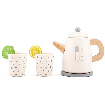 New Classic Toys - Bouilloire en Bois - Accessoire de Cuisine Enfant Réaliste New Classic Toys - Bouilloire en Bois - Accessoire de Cuisine Enfant Réaliste