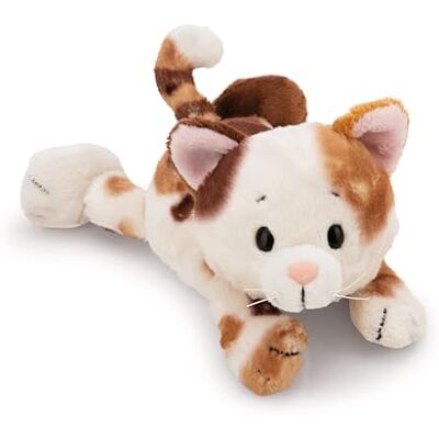 NICI GREEN Animal en peluche allongé brun-blanc NICI GREEN Animal en peluche allongé brun-blanc