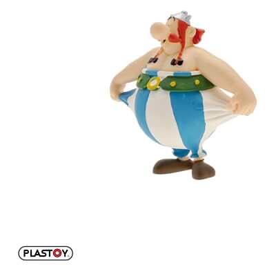 Figurine Astérix Obélix Peinte à la Main 8cm - Plastoy Figurine Astérix Obélix Peinte à la Main 8cm - Plastoy
