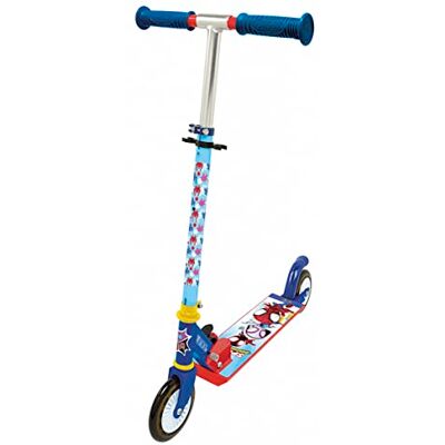Smoby Spidey Patinette 2 Roues Pliable Guidon Réglable sur 3 Niveaux Roues Silencieuses A Partir de 5 Ans Poids Maximim 50 Kgs Smoby Spidey Patinette 2 Roues Pliable Guidon Réglable sur 3 Niveaux Roues Silencieuses A Partir de 5 Ans Poids Maximim 50 Kgs