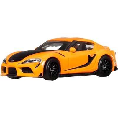 Hot Wheels Fast and Furious JBM00 Voiture 2021 Toyota GR Supra Modèle Die Cast Échelle 1:64 Longueur 7 cm Hot Wheels Fast and Furious JBM00 Voiture 2021 Toyota GR Supra Modèle Die Cast Échelle 1:64 Longueur 7 cm