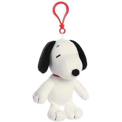 Aurora Timeless Peanuts Snoopy Keychain Stuffed Animal Classic Characters Lasting Memories White 4.5 Inches Aurora Timeless Peanuts Snoopy Keychain Stuffed Animal Classic Characters Lasting Memories White 4.5 Inches