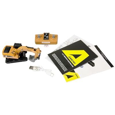 Amewi Mini pelleteuse télécommandée en métal 8 canaux 1:64 RTR enfants à partir de 6 ans Amewi Mini pelleteuse télécommandée en métal 8 canaux 1:64 RTR enfants à partir de 6 ans