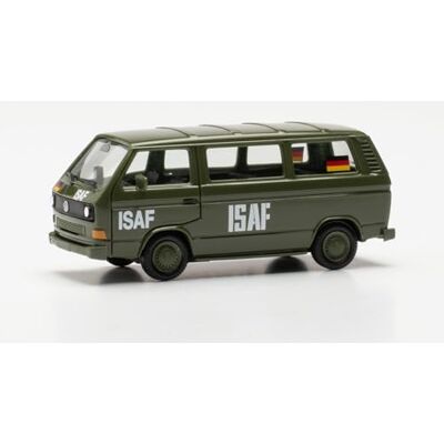 Herpa maquette voiture VW T3 Bus "ISAF", echelle 1/87, model allemand, pièce de collection, figurine plastique Herpa maquette voiture VW T3 Bus "ISAF", echelle 1/87, model allemand, pièce de collection, figurine plastique