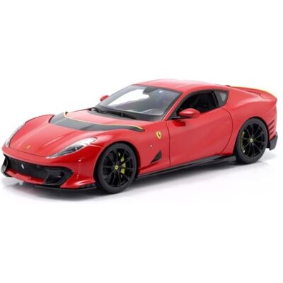 Bburago Ferrari 812 Competizione 2021, voiture miniature 1:18, supercar italienne haute performance avec parties ouvrantes, réplique fidèle sous licence Ferrari, âge recommandé 36+ mois Bburago Ferrari 812 Competizione 2021, voiture miniature 1:18, supercar italienne haute performance avec parties ouvrantes, réplique fidèle sous licence Ferrari, âge recommandé 36+ mois