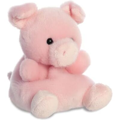 Aurora , 61242, Palm Pals, Cochon Wizard, 13 cm, Peluche, Rose Aurora , 61242, Palm Pals, Cochon Wizard, 13 cm, Peluche, Rose