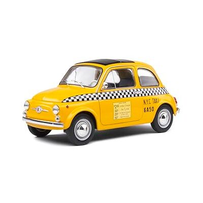 Solido Fiat 500 Taxi NYC 1965-1/18 Solido Fiat 500 Taxi NYC 1965-1/18