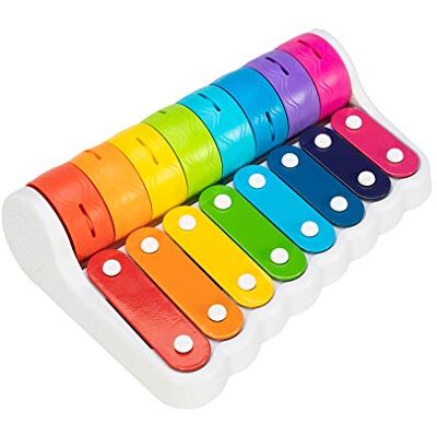 Fat Brain Toys Rock 'n Roller Piano Jouets et Cadeaux pour Bébé à Partir de 18 Mois et Plus, Jouet de Développement Musical pour Enfants, Instrument d'Apprentissage Fat Brain Toys Rock 'n Roller Piano Jouets et Cadeaux pour Bébé à Partir de 18 Mois et Plus, Jouet de Développement Musical pour Enfants, Instrument d'Apprentissage