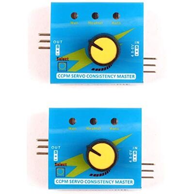 DollaTek RC Servo Testeur Multi 3CH ECS Régularité Vitesse Contr?leur Canaux de Puissance CCPM Mètre avec Reverse 2pcs DollaTek RC Servo Testeur Multi 3CH ECS Régularité Vitesse Contr?leur Canaux de Puissance CCPM Mètre avec Reverse 2pcs