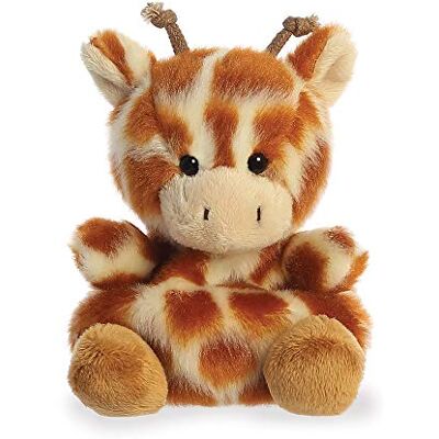 Aurora , 33477, Palm Pals, Girafe Safara, 13 cm, Peluche, Multicolore Aurora , 33477, Palm Pals, Girafe Safara, 13 cm, Peluche, Multicolore