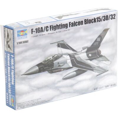 Trumpeter 1:144 Lockheed-Martin F-16C Fighting Falcon Block 15/30/32 TRU03911 Trumpeter 1:144 Lockheed-Martin F-16C Fighting Falcon Block 15/30/32 TRU03911
