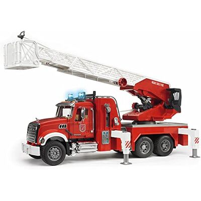 bruder 02821 Camion de pompiers MACK Granite avec pompe, véhicule d'intervention, camion de pompiers bruder 02821 Camion de pompiers MACK Granite avec pompe, véhicule d'intervention, camion de pompiers