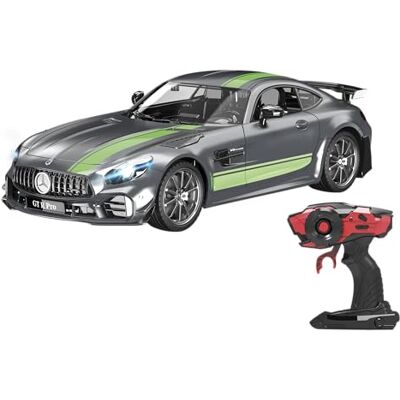SilverLit 4Speed Mercedes AMG 1:16 Voiture télécommandée RC pour enfants 2,4 GHz Feux avant et arrière Véhicule télécommandé avec 15 km/h SilverLit 4Speed Mercedes AMG 1:16 Voiture télécommandée RC pour enfants 2,4 GHz Feux avant et arrière Véhicule télécommandé avec 15 km/h