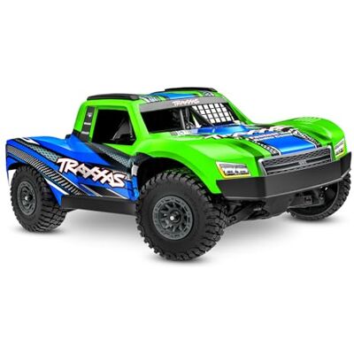 Traxxas Mini Slash 4 x 4 RTR Voiture télécommandée pour débutants, mini échelle verte avec système TQ BL-2s, chargeur USB-C et batterie LiPo 2S Traxxas Mini Slash 4 x 4 RTR Voiture télécommandée pour débutants, mini échelle verte avec système TQ BL-2s, chargeur USB-C et batterie LiPo 2S