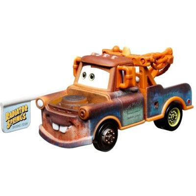 Mattel Mater with flag, Hook Cars 1:55, Die-cast car, metal, HTX86 Mattel Mater with flag, Hook Cars 1:55, Die-cast car, metal, HTX86