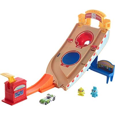 Hot Wheels Disney Pixar Toy Story 4 Pista Luna Park, Playset dédié à la scène du parc Luna Comprend un véhicule à thème Toy Story 4, pour enfants de 3 ans GCP24 Hot Wheels Disney Pixar Toy Story 4 Pista Luna Park, Playset dédié à la scène du parc Luna Comprend un véhicule à thème Toy Story 4, pour enfants de 3 ans GCP24