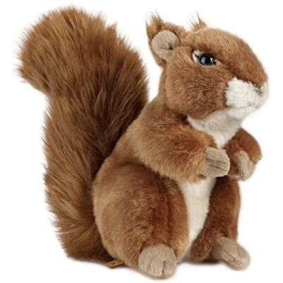 Living Nature Grand Écureuil, Écureuil en Peluche Doux et Réaliste, Peluche Naturli, 17cm, Red Squirrel Living Nature Grand Écureuil, Écureuil en Peluche Doux et Réaliste, Peluche Naturli, 17cm, Red Squirrel