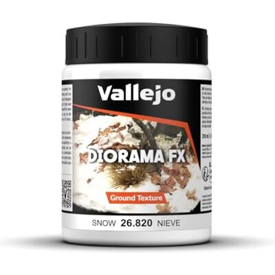 Vallejo Weathering Effects Peinture acrylique neige finition réaliste, 200 ml, pour simuler des textures de boue ou de rouille pour modélisme Vallejo Weathering Effects Peinture acrylique neige finition réaliste, 200 ml, pour simuler des textures de boue ou de rouille pour modélisme