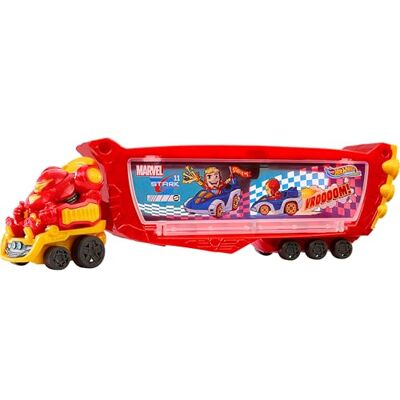 Hot Wheels RacerVerse Hulkbuster Marvel Camion pour Transporter et Ranger Jusqu’à 10 véhicules, Cabine détachable avec Casque Rabattable et Figurine Non Amovible, HRY02 Hot Wheels RacerVerse Hulkbuster Marvel Camion pour Transporter et Ranger Jusqu’à 10 véhicules, Cabine détachable avec Casque Rabattable et Figurine Non Amovible, HRY02