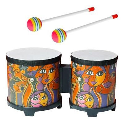 drburpily Ensemble de tambour musical pour enfants, tambours en bois, taille africaine, ensemble à main pour débutants et adultes, instrument de musique rythmique, jouet, Affronter, 31 x 16 cm drburpily Ensemble de tambour musical pour enfants, tambours en bois, taille africaine, ensemble à main pour débutants et adultes, instrument de musique rythmique, jouet, Affronter, 31 x 16 cm