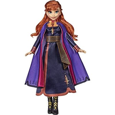 Hasbro Poupée Anna chantante de la Reine des Neiges avec musique en robe violette de Disney La Reine des Neiges 2, jouet pour enfants à partir de 3 ans 57237830 Multicolore Hasbro Poupée Anna chantante de la Reine des Neiges avec musique en robe violette de Disney La Reine des Neiges 2, jouet pour enfants à partir de 3 ans 57237830 Multicolore