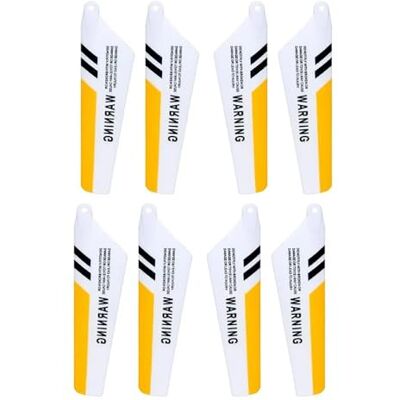 JIAFANRC JIAFAN Lot de 8 lames et engrenages pour hélicoptère Syma S107 RC Jaune JIAFANRC JIAFAN Lot de 8 lames et engrenages pour hélicoptère Syma S107 RC Jaune