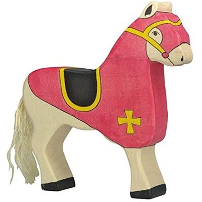 Goki Holztiger 2041136 Figurine Animal Afficher Cheval En Rouge Goki Holztiger 2041136 Figurine Animal Afficher Cheval En Rouge