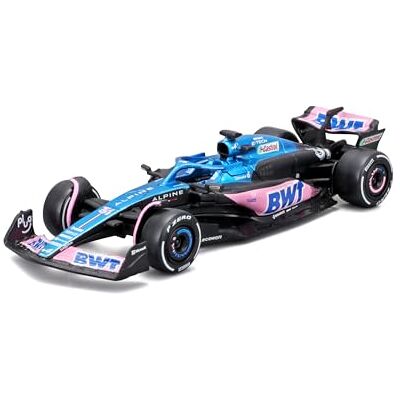 Bburago Renault Alpine A523 Pierre Gasly #10 2023 – Modèle réduit réaliste à l'échelle 1:43, piloté par Pierre Gasly, sous licence officielle Renault, âge recommandé 3+ ans Bburago Renault Alpine A523 Pierre Gasly #10 2023 – Modèle réduit réaliste à l'échelle 1:43, piloté par Pierre Gasly, sous licence officielle Renault, âge recommandé 3+ ans