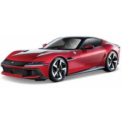 Bburago Ferrari 12 cylindres, voiture diecast à l'échelle 1:43, réplique détaillée du V12 Cavallino Rampante, design élégant et sportif, licence officielle Ferrari, âge recommandé 3+ ans Bburago Ferrari 12 cylindres, voiture diecast à l'échelle 1:43, réplique détaillée du V12 Cavallino Rampante, design élégant et sportif, licence officielle Ferrari, âge recommandé 3+ ans