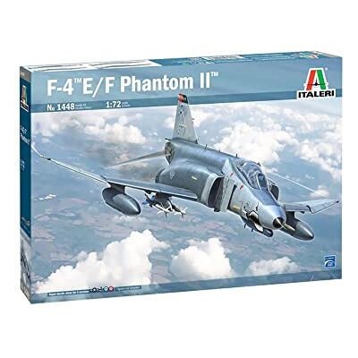 Italeri 1:72 F-4E/F Phantom II, réplique fidèle à l'original, modélisme, Bricolage, Loisirs, Collage, kit de Construction en Plastique, Assemblage, 1448S Italeri 1:72 F-4E/F Phantom II, réplique fidèle à l'original, modélisme, Bricolage, Loisirs, Collage, kit de Construction en Plastique, Assemblage, 1448S