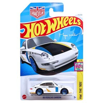 Hot Wheels 96 Porsche Carrera HW: The '90s 1/10 HTF01 Short Card Magnus Walker Urban Outlaw Mattel 2024 1:64 Hot Wheels 96 Porsche Carrera HW: The '90s 1/10 HTF01 Short Card Magnus Walker Urban Outlaw Mattel 2024 1:64