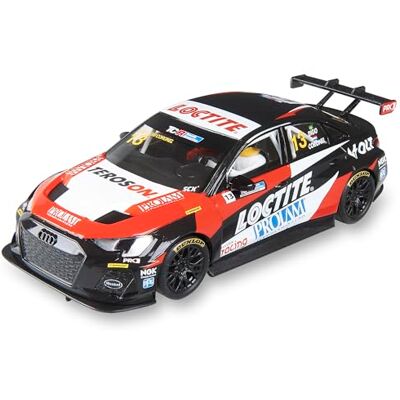 Scalextric Véhicule de course original Voiture Slot Échelle 1:32 (Audi RS3 LMS TCR Loctite) Scalextric Véhicule de course original Voiture Slot Échelle 1:32 (Audi RS3 LMS TCR Loctite)