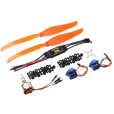 drburpily Pièces pour avion RC avec moteur brushless : contrôleur de vitesse 40 A (ESC), composants électriques pour véhicules télécommandés, moteur brushless 1000 KV. drburpily Pièces pour avion RC avec moteur brushless : contrôleur de vitesse 40 A (ESC), composants électriques pour véhicules télécommandés, moteur brushless 1000 KV.
