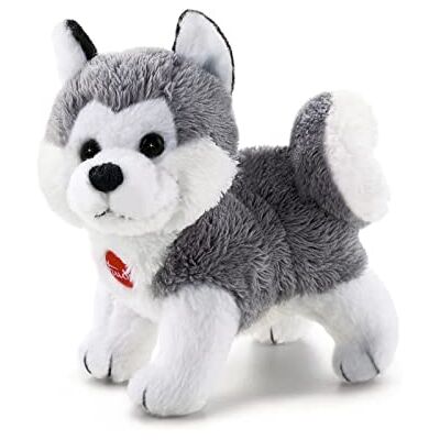 Trudi 51025 Petit env. 8 cm Taille XXS Peluche avec matériaux doux et détails affectueux, peluche lavable, doudou pour enfants et bébés, gris Husky, blanc, 6 x 8 x 10 cm Trudi 51025 Petit env. 8 cm Taille XXS Peluche avec matériaux doux et détails affectueux, peluche lavable, doudou pour enfants et bébés, gris Husky, blanc, 6 x 8 x 10 cm