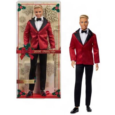 Barbie Poupée Ken Joyeux Noël 2026 Barbie Poupée Ken Joyeux Noël 2026