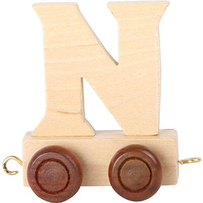 Small Foot chariot de train lettre N bois beige 5 x 3,5 x 6 cm Small Foot chariot de train lettre N bois beige 5 x 3,5 x 6 cm