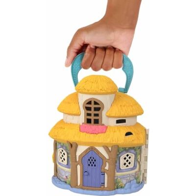 Mattel Disney Wish, Asha et la bonne étoile Cottage d’Asha du Royaume de Rosas Coffret avec mini poupée et maison de poupée, 1 figurine Star et plus de 15 accessoires, jouets de voyage, HRH76 Mattel Disney Wish, Asha et la bonne étoile Cottage d’Asha du Royaume de Rosas Coffret avec mini poupée et maison de poupée, 1 figurine Star et plus de 15 accessoires, jouets de voyage, HRH76