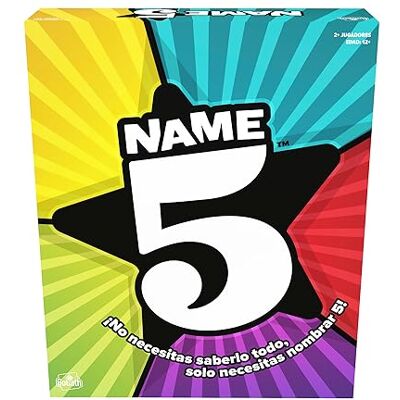 Name 5 Édition Espagnole - Jeu de Plateau, Cartes & Famille 12+ Name 5 Édition Espagnole - Jeu de Plateau, Cartes & Famille 12+
